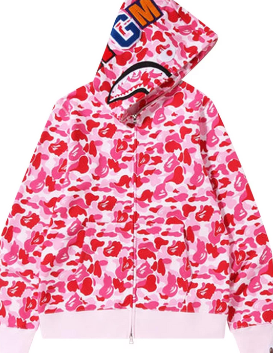 Bape Shark Hoodie (Blue and Pink available)
